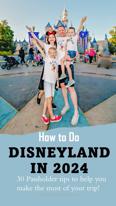 Get the ultimate Disneyland experience with our 30 Must Know Disneyland Tips for 2024! This Disneyland Guide reveals insider secrets from a Magic Key passholder to help you make the most of your Disneyland vacation. Tips And Tricks For Disneyland, Saving For Disneyland, How To Plan A Trip To Disneyland, Disneyland Must Do List, 2 Days At Disneyland, Disneyland Family Trip, How To Prepare For Disneyland Trip, Disneyland To Do List, Disneyland Travel Tips