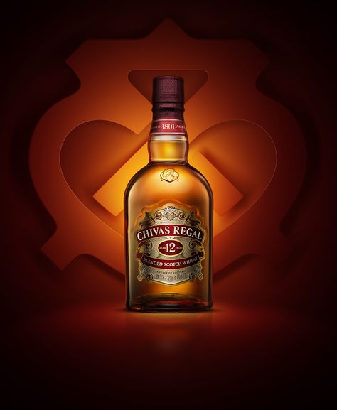 Chivas Regal / TBWA on Behance Chivas Regal, Pernod Ricard, Glass Photography, Blended Scotch Whisky, Alcohol Bottles, Whiskey Cocktails, Best Ads, Background Wallpaper For Photoshop, Creative Poster Design