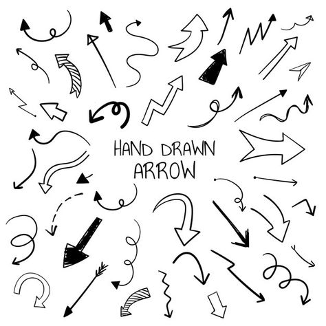 Hand drawn arrow illustration collection | Free Vector #Freepik #freevector #background #arrow #icon #hand Doodle Arrows, Arrow Doodle, Arrow Illustration, Editing Resources, Hand Drawn Arrows, Arrow Svg, Line Doodles, Doodle Background, Digital Notes