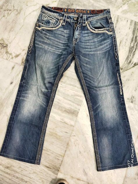 Young Kim Kardashian, Cowboy Jeans, Mens Bootcut Jeans, Rock Revival Jeans, Rock Revival, Pocket Jeans, Kim Kardashian, Rock Revival Jean, Abs Workout