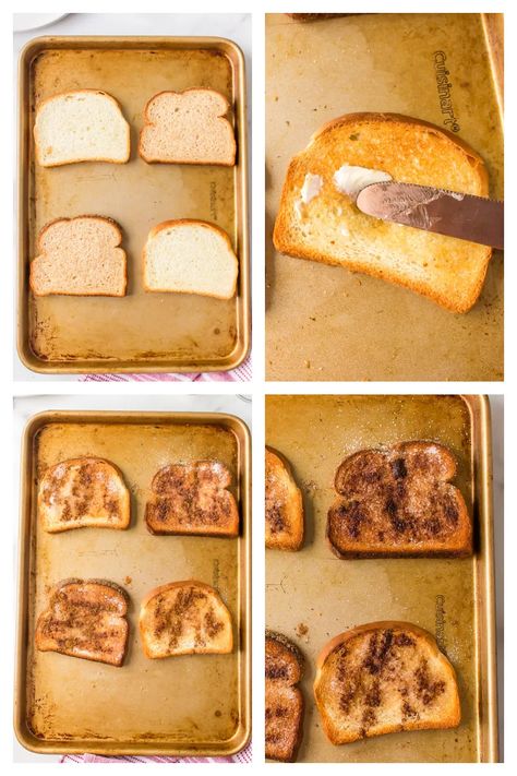 Cinnamon Butter Toast, Best Cinnamon Toast Recipe, Cinnamon Toast Recipe, Cinnamon Sugar Toast, Sugar Bread, Delicious Sweets, Cinnamon Butter, Fun Baking, Cinnamon Toast