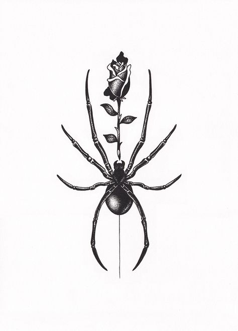 Brand Tattoo, Illustration Series, Spider Tattoo, Creepy Tattoos, Spooky Tattoos, Sternum Tattoo, Tattoo Designs And Meanings, Dark Tattoo, Black Ink Tattoos