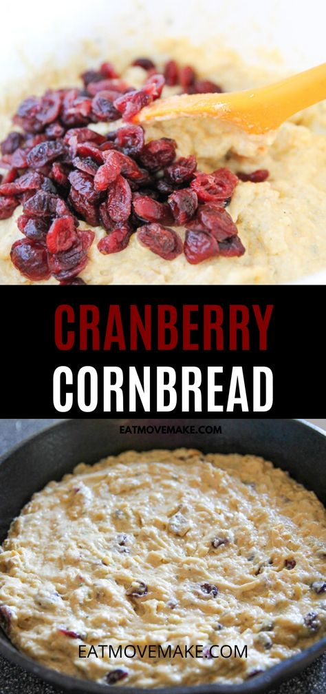 Krusteaz Cornbread Recipes, Craisins Recipes, Cranberry Cornbread, Classic Cornbread, Cranberry Jalapeño, Cornbread Recipe Sweet, Sweet Cornbread, Cornbread Recipe, Cornbread Mix