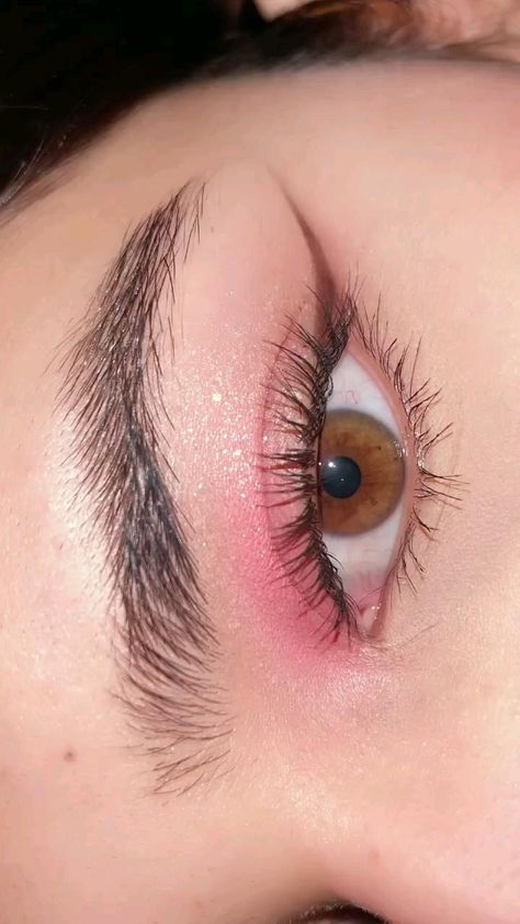 Teknik Makeup, Viral Makeup, Beginners Eye Makeup, Pink Eye Makeup, Eye Makeup Techniques, Beauty Makeup Tutorial, Makeup Tutorial Eyeliner, Makeup Artist Tips, Eye Makeup Pictures