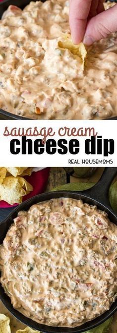 Cream Cheese Sausage Dip, Cheese Sausage Dip, Sausage Cream Cheese Dip, Sausage Cheese Dip, Cream Cheese Sausage, Sausage Cream Cheese, Appetizers Easy Dips, Sausage Dip, Cream Cheese Dip