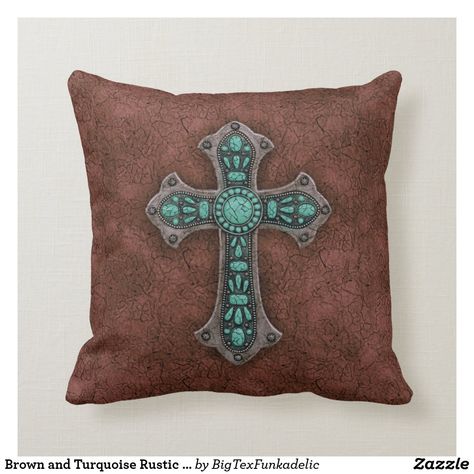 New Room Ideas, Western Pillow, Turquoise Bedding, Western Pillows, Western Living Room, Living Room Turquoise, Bedroom Turquoise, Western Bedroom Decor, Barn Loft