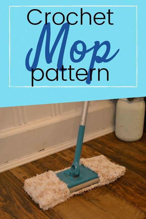 Follow this easy pattern to learn how to make this simple crochet mop cover for your swiffer-style mop head for an eco friendly, self sufficient cleaning pad. A nice alternative to the harsh chemical single use disposable pads! Crochet Mop Cover, Reusable Swiffer Duster, Swiffer Duster, Easy Beginner Crochet Patterns, Warm Headbands, Self Sufficient, Make Tutorial, Ear Warmer Headband, Yarn Stash