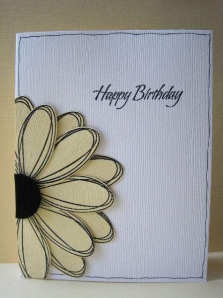 Birthday card for my sister! by lisaadd - Cards and Paper Crafts at Splitcoaststampers Happy Birthday Cards Diy, Creative Birthday Cards, Birthday Card Drawing, Sister Birthday Card, Homemade Birthday Cards, Ge Bort, Seni Dan Kraf, Birthday Cards For Mom, Bday Cards