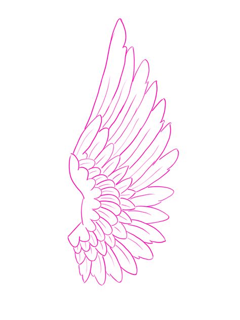 Wing Tattoo Stencil, Angel Wings Tattoo Stencil, Wing Stencil, Angel Wing Outline, Wings Outline, Wing Tattoo Arm, Wings Stencil, Wing Neck Tattoo, Letter R Tattoo