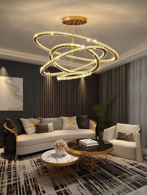 20 Modern Victorian Decor Ideas for Living Rooms Living Room Lighting Ceiling Chandeliers, Chandeliers For Living Room, Birthday Grandma, Gold Living Room Decor, Elegant Room, Gold Room, Chandelier Living Room, Lights For Living Room, Lights For Home