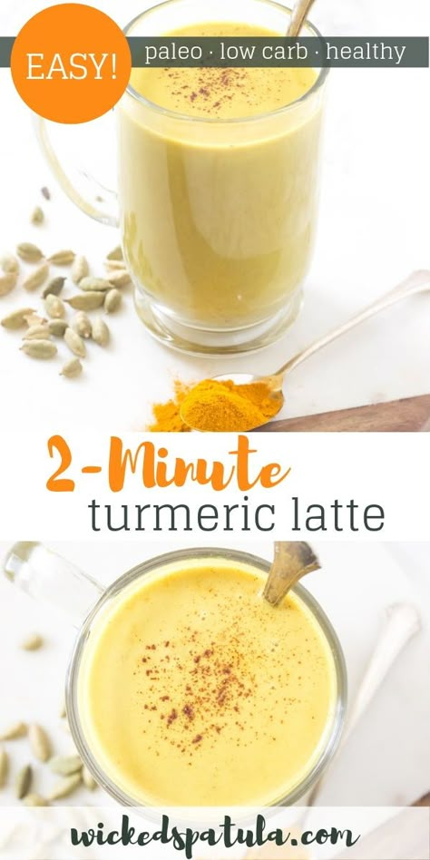 Easy Paleo Breakfast, Turmeric Latte Recipe, Golden Paste, Paleo Breakfast Recipes, Dairy Free Pumpkin, Turmeric Recipes, Turmeric Latte, Keto Friendly Desserts, Golden Milk