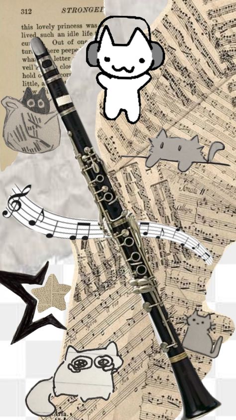 Christmas Flute Decoration, Clarinet Wallpaper Aesthetic, Pink Clarinet, Aesthetic Clarinet, Bronwyn Core, Clarinet Wallpaper, Instrument Wallpaper, Practice Wallpaper, Clarinet Pictures