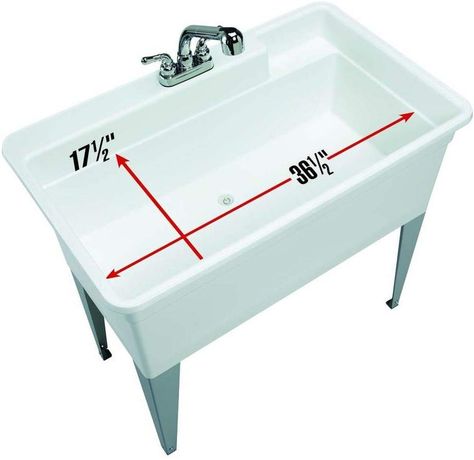 Laundry room utility sink