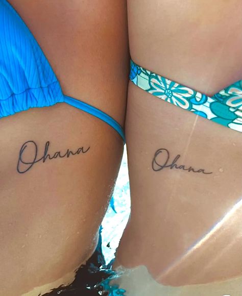 Family Matching Tattoos Cousins, Tattoo For Family, Matching Cousin Tattoos, Matching Family Tattoos, Ohana Tattoo, Cousin Tattoos, Maching Tattoos, Small Sister Tattoos, Matching Friend Tattoos