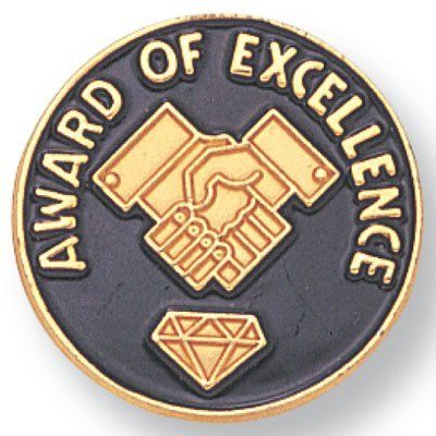 PRICES MAY VARY. CELEBRATE EXCELLENCE - Whether for students, employees, or team members, our award of excellence pin is the perfect token of appreciation for those who have demonstrated excellence. RICH EPOXY ENAMEL COLOR - The pin for lapel features a captivating epoxy enamel color with a bright gold finish, adding depth and visual appeal to commemorate exceptional achievements. SIZE AND QUALITY - Crafted with precision, this 3/4-inch die-struck lapel pin is brass plated, ensuring durability a