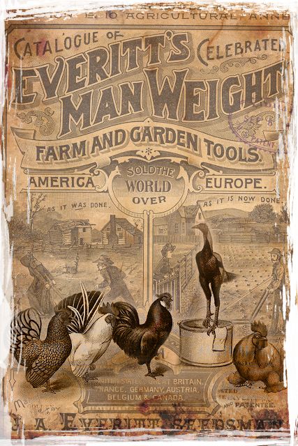 Free Printables: Vintage-style Farm Printables | Bountiful Heirlooms | Bloglovin’ French Journal, Free Vintage Printables, Country Decorating, Seed Catalogs, Chickens And Roosters, Country French, Journal Kit, Vintage Printables, Vintage Labels