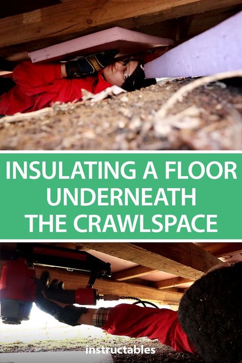 Insulate Old House, Mobile Home Insulation Ideas, Home Insulation Ideas, Floor Insulation Ideas, Insulating Floors, Insulation Ideas Cheap, Cheap Insulation Ideas Diy, Crawlspace Ideas, Sunroom Update