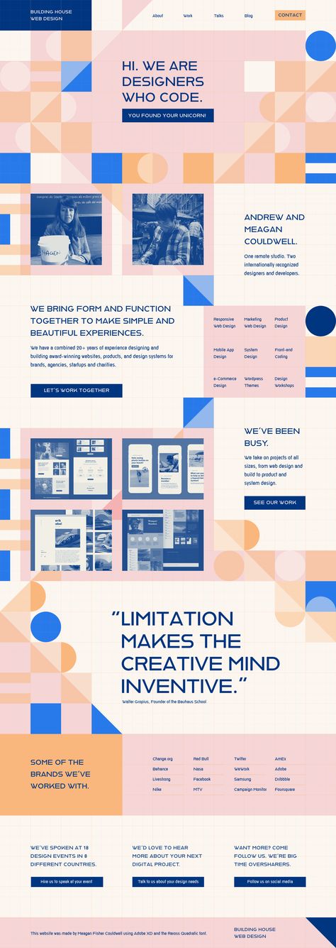 Bauhaus design 4 Bauhaus Layout Design, Award Winning Website Design, Bauhaus Website Design, Bauhaus Web Design, Geometry Website, Geometric Web Design, Sushi Branding, Bakery Website, Marketing Websites