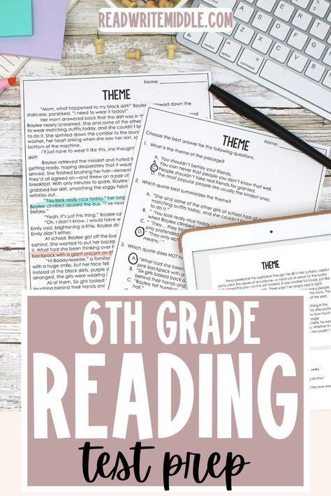 Looking for effective reading test prep for your middle school students? Read more about how to use my standards based reading passages for test prep with your 6th, 7th graders, and 8th graders. These high-interest reading passages are the best way to get your students motivated and ready for state reading tests. My reading test prep worksheets will really get your students in grade 6, grade 7, & grade 8 ready! They make great 6th grade ELA, 7th grade ELA, & 8th grade ELA test prep worksheets! Teacher Checklist, Test Prep Activities, Education Leadership, Reading Test Prep, Survival Kit For Teachers, Middle School 6th Grade, Teacher Survival, Teaching Themes, 6th Grade Reading