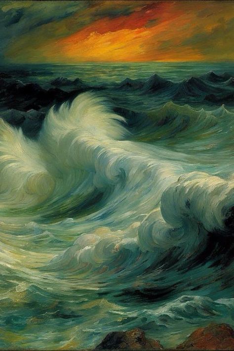 A stormy sea, but make it symbolic. It's like the ocean got up on the wrong side of the bed and decided to stir up some drama. Art inspired by [Arnold Böcklin | Emil Nolde | James Ensor | Wilhelm Trübner | Max Klinger | George Frederic Watts] in the style of (tempestuous seas, dramatic symbolism, whimsical storms, oceanic emotions, symbolic landscapes, turbulent waters, artistic tempest, emotional whirlwinds, stormy atmospheres, imaginative seascapes, dramatic waves, emotional turbulence, artistic drama, whimsical nature, symbolic oceans, imaginative storms, tempestuous art, stormy symbolism, artistic expression, dramatic nature). https://apps.apple.com/us/app/genzart-ai-art-generator/id1669915100 George Frederic Watts, Storm Waves, Max Klinger, Stormy Ocean, James Ensor, Emil Nolde, Sea Storm, Whimsical Nature, Natural Aesthetic