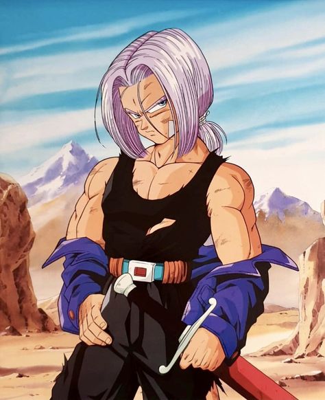 Future Trunks Dbz, Trunks Dbz, Saga Dragon Ball, Dbz Manga, Dragon Z, Future Trunks, Anime Dragon Ball Goku, Dark Anime Guys, Black Anime Characters