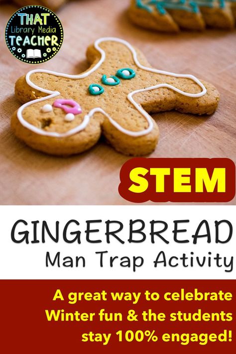 Great storybook STEM Activity.  Includes free directions, planning sheet and Gingerbread man template! Have students create a trap for the Gingerbread Man using recycled materials! Great holiday STEM activity for Grades K-2. Gingerbread Man Science Experiment, Gingerbread House Stem Challenge, Gingerbread Stem Activities, Gingerbread Man Stem, Gingerbread Stem, Fairytale Stem, Gingerbread Activity, Gingerbread Literacy, Storybook Stem