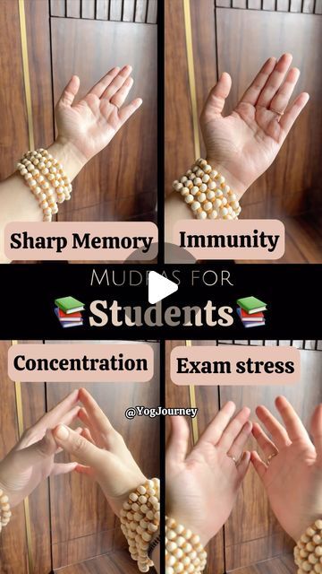 Mudras For Study, How To Increase Memory, Function Of Brain, Meditation For Students, Hakini Mudra, Ayurvedic Practices, Hand Mudra, Boosting Creativity, Yoga Mudras