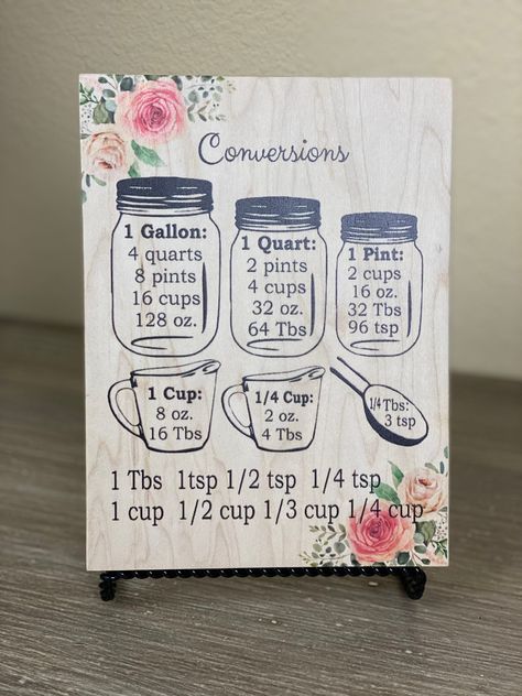 Mason Jar Sizes Chart, Jar Sizes Chart, Mason Jar Sizes, Kitchen Conversion Chart, Cooking Conversions, Conversion Chart Kitchen, Canning Food, Kitchen Conversion, Conversion Chart