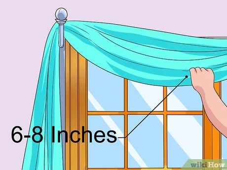 How To Drape Curtains, Scarf Valance Ideas, Drape Curtains, Scarf Curtains, Window Swags, Rideaux Boho, Scarf Valance, Window Scarf, Hanging Scarves