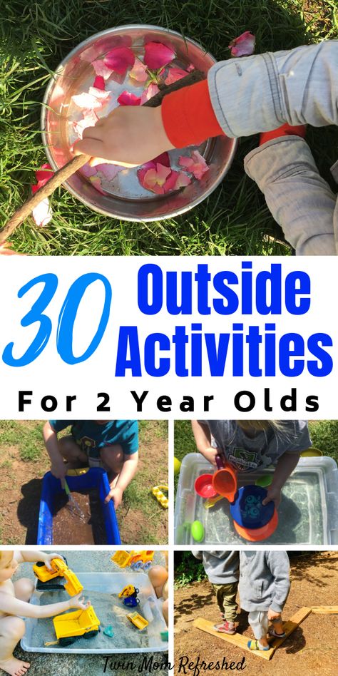 Outdoor Toddler Activities, Easy Outdoor Activities, Preschool Outdoor Activities, Activities For 2 Year, Outdoor Activities For Toddlers, Backyard Activities, Toddler Outdoor, Easy Toddler Activities, Outside Activities