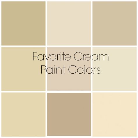 Favorite Cream Paint Colors Interior Paint Colors For Living Room, Cream Paint Colors, Beige Paint Colors, Cream Color Scheme, Interior Paint Colors Schemes, Beige Paint, Cream Paint, Perfect Paint Color, Paint Color Schemes