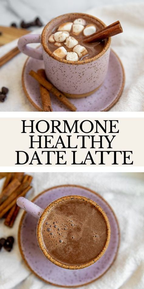 Date Latte Smoothie Drink Recipes, Coffee Drink Recipes, Healthy Drinks Recipes, Smoothie Drinks, Healthy Sweets, Night Routine, A Healthy Lifestyle, Tea Recipes, Coffee Recipes