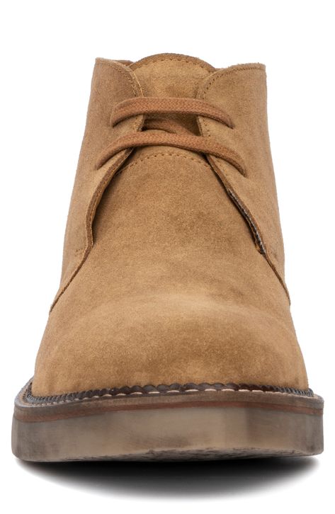 The slightly bulkier profile of this leather chukka boot makes it an ideal choice for casual outfits. 3 1/2" shaft height Lace-up style Leather upper/textile and synthetic lining/rubber sole Imported Chukka Boots Outfit, Mens Suede Chukka Boots, Chukka Shoes, Suede Chukka Boots, Leather Chukka Boots, Chukka Boots Men, Chukka Boot, Boots Outfit, Casual Boots