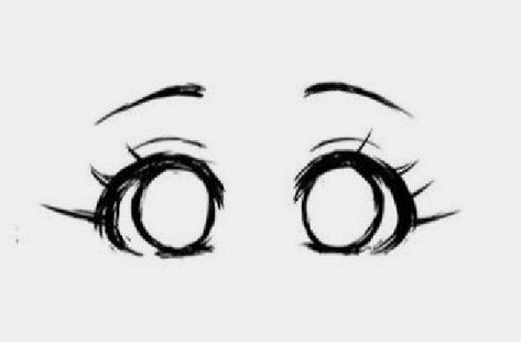 Basic Eye Drawing Tutorial, Eye Sketch Cartoon, Oc Eyes Drawing, Cute Ways To Draw Eyes, How To Draw Easy Eyes, Cool Eyes Drawings, Eyes Sketch Reference, Cute Eyes To Draw, How To Draw Eyes Simple