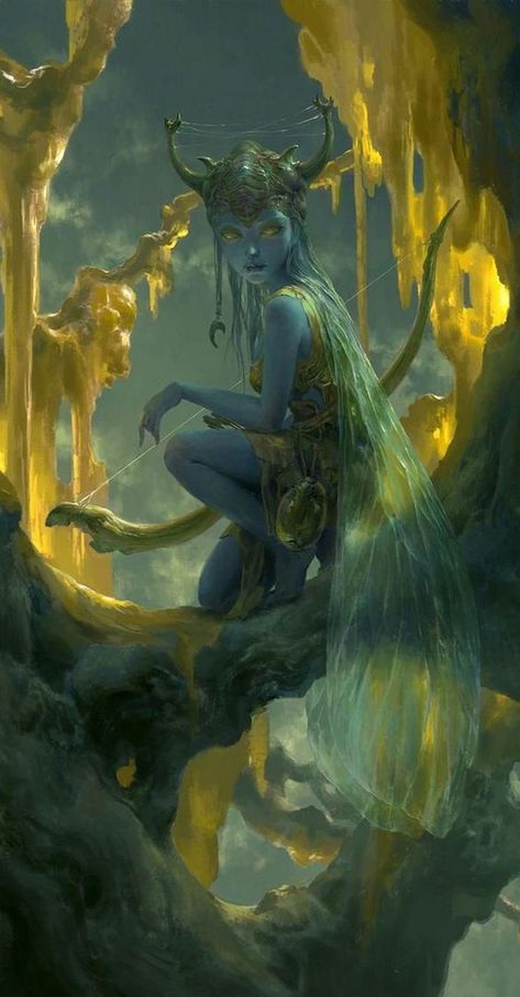 Arch Fey, Fairy Rpg, Evil Fae, Evil Fairies, Fey Realm, Fey Wild, Fairy Cave, Fantasy Artwork Landscape, Evil Fairy