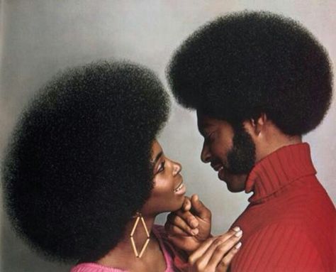 Old school black love :) Natural African American Hairstyles, Gordon Parks, Afro Hair, African American Hairstyles, Popular Hairstyles, Black Power, What’s Going On, Black Culture, Two People