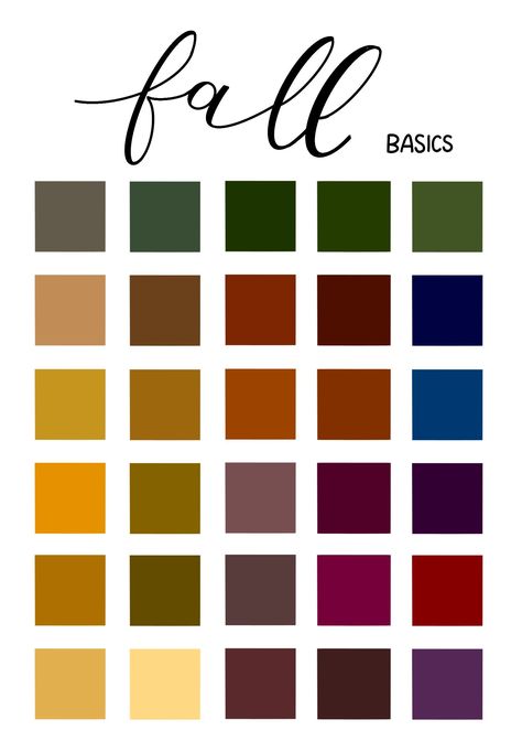 Fall Color Palette With Navy, Dark Fall Palette, Red Hair Color Palette Clothes, Behr Fall Color Palette, Fall Tones Colour Palettes, Fall Colour Pallet, Fall Palette Outfits, October Colors Palette, Autumn Leaves Color Palette