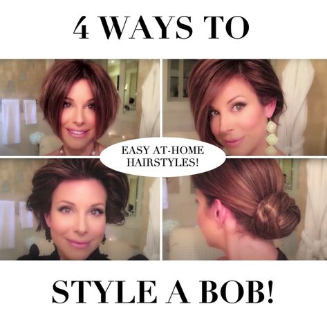 4 Easy Short Hairstyles That Will Make You Want A Bob! | hairstyle | These are my top 4 go-to hairstyles that are perfect for a short bob! | By Dominique Sachse Dominique Sachse Pixie Haircut, Dominique Sachse Hairstyles, Dominique Sasche Hair, Dominique Sachse Short Hair, Dominique Sachse Pixie Bob, Original Hairstyles, Easy Short Hairstyles, Dominique Sachse, Sea Food Salad Recipes