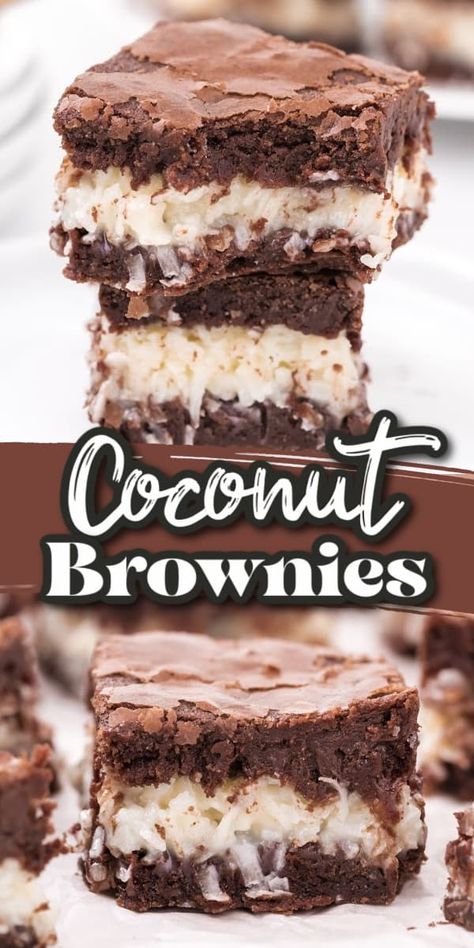 Chocolate Coconut Brownies, Squares Recipes, Choco Cookies, Blondie Recipes, Coconut Squares, Wirewrap Jewelry, Mounds Bar, Prune Recipes, Coconut Brownies