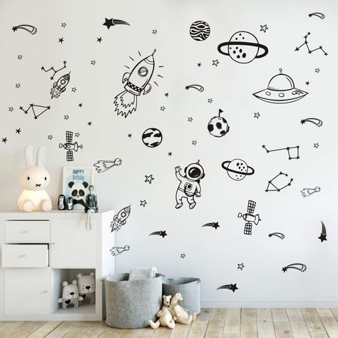 Nose Care, Boys Room Art, Space Wall Decals, Space Themed Room, Baby Grooming, Nursery Decorations, Tights Socks, Diy Wall Stickers, Boy Room Art