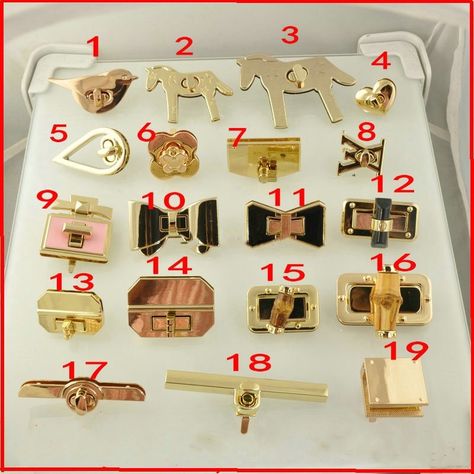 Hot Sale Bag Hardware Accessories Bag Lock Torsion Lock Accessories Screw Lock Repair Bag Accessories Mini Bag Lock Metal Sale Purse DIY Lock Material: Metal Color: Same as Image Type: 1, 2, 3, 4, 5, 6, 7, 8, 9, 10, 11, 12, 13, 14, 15, 16, 17, 18, 19 QTY: 1PC YY2021023 Note: *Please read the description of products carefully, so that you can select the exact item you need. Tiny chromatic aberration can be caused by different computer displays, takes material object as the standard. ** For paymen Lock Accessories, Diy Lock, Purse Diy, Lock Repair, Bag Lock, Handbag Hardware, Bag Hardware, Accessories Bag, Diy Purse