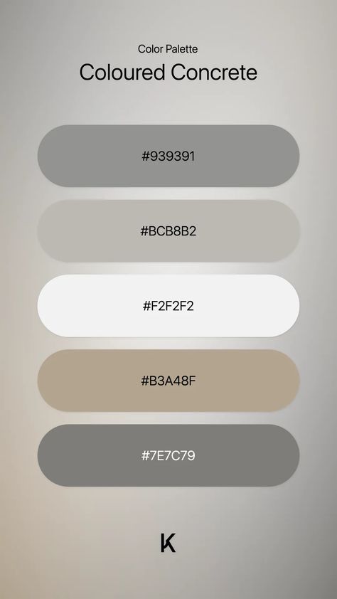 Color · Color Palette · Grey · Neutral · Neutral Color · Palette · White · Yellow · Coloured Concrete · Fall · Color Palette Color Palette Greys, Grey Brown Color Palette, Beige And Grey Color Palette, Color Palette With Grey, Colour Palette Grey, White Color Pallet, Color Palette Grey, Gray Color Schemes, Trd Logo