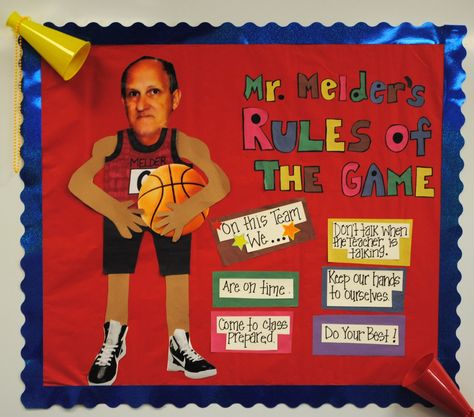 Tristan Bailey, Sports Classroom Decorations, Basketball Classroom, School Sports Theme, School Wide Themes, Sports Classroom, Ideas For Kindergarten, Sports Theme Classroom, Health And Physical Education