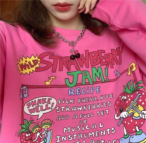 We're on sale! #etsygifts #etsysale #etsyfinds #shopsmall Streetwear Sweatshirt, Summer Beach Outfit, Retro Tops, Body Proportions, Hoodie Women, Strawberry Print, Shake Recipes, Holiday Party Dresses, Strawberry Jam