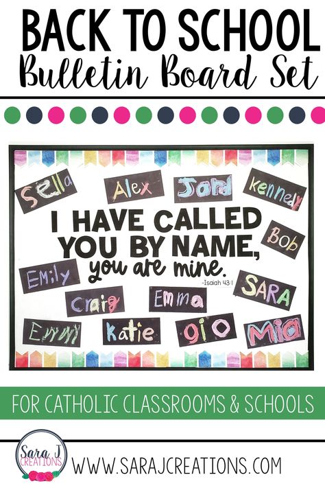 Bible Verse For Classroom Bulletin Boards, Scripture For Classroom Wall, Classroom Names Ideas Bulletin Boards, Scriptures For Classroom, Bible Verse Classroom Decoration, Preschool Bible Class Attendance Chart, Bible Class Attendance Bulletin Board, Christian Displays School, Bible Themed Bulletin Boards