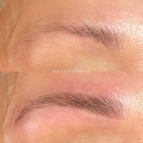 Eyebrow Shaping Blonde, Natural Microblading Eyebrow Shapes, Natural Powder Brows, Blonde Laminated Brows, Draw Brows, Natural Nano Brows, Blonde Hair Microblading Eyebrows, Natural Brow Lamination, Nano Brows Vs Microblading