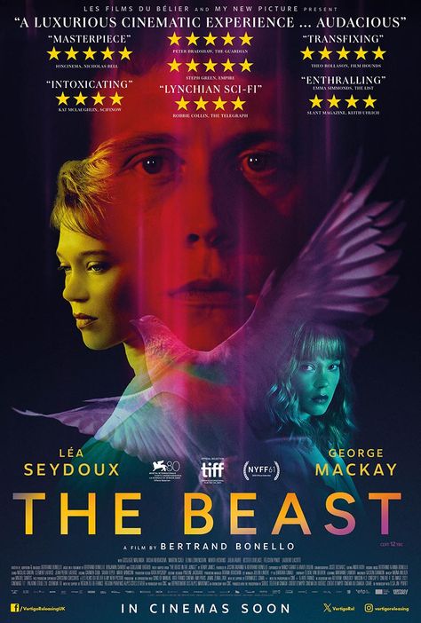 New Trailer and Poster for Bertrand Bonello’s THE BEAST  https://www.themoviewaffler.com/2024/05/beast-trailer-poster-bertrand-bonello-lea-seydoux-george-mackay.html  #TheBeast #film #movies #trailers #WorldCinema #BertrandBonello #LeaSeydoux #GeorgeMackay Beast Movie, The Beast Movie, George Mackay, Movie To Watch List, New Movies To Watch, Dance Movies, Lea Seydoux, Adventure Movies, Art Films