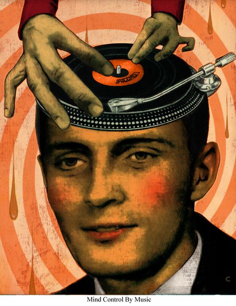 Tato Salib, Poster Grafico, Dj Art, Arte Hip Hop, Brain Art, Illustration Photo, Record Players, Arte Horror, Arte Pop