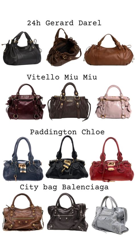 #gerard darel #miumiu #chloe #balenciaga Best Coach Bags, 00s Mode, Grooming Tips, Girly Bags, Fancy Bags, Stockholm Fashion, Fall Fits, Pretty Bags, City Bag