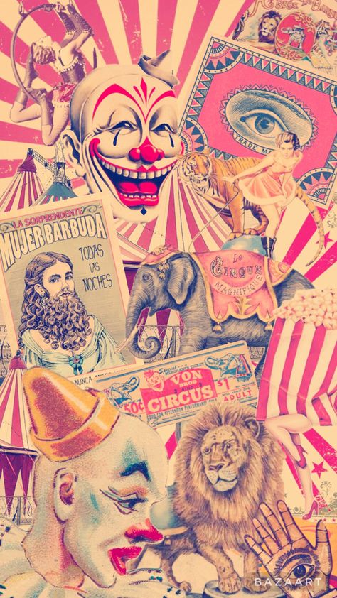 Cute Clowns Wallpaper, Clown Iphone Wallpaper, Chaotic Wallpaper Iphone, Art The Clown Background, Clown Homescreen, Clown Background Aesthetic, Clown Phone Wallpaper, Circus Wallpaper Aesthetic, Clown Lockscreen